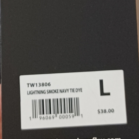 90 DEGREES BY REFLEX LIGHTNING SMOKE NAVY TIE DYE - Picture 6 of 9